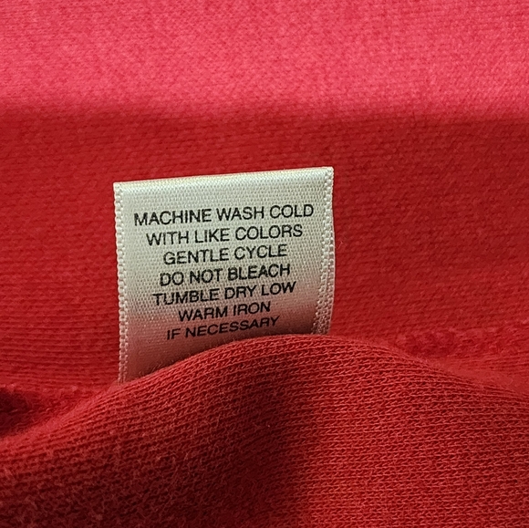 C & B Button Detail Snap Cardigan Red Size L - Picture 13 of 16